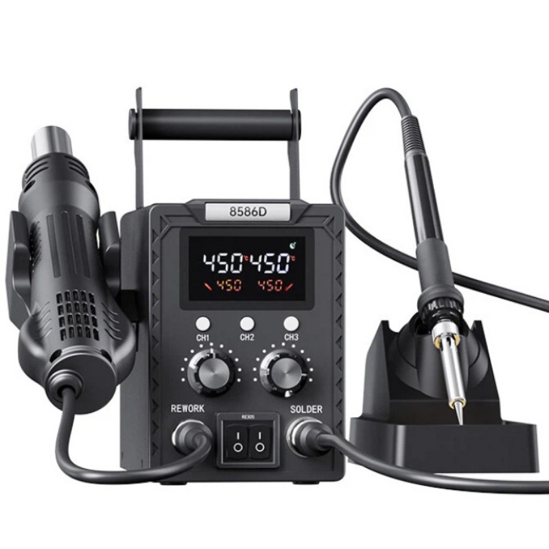 Smd Rework Station Hot Air Soldering 2 In 1 - K8586D Station de soudure et de