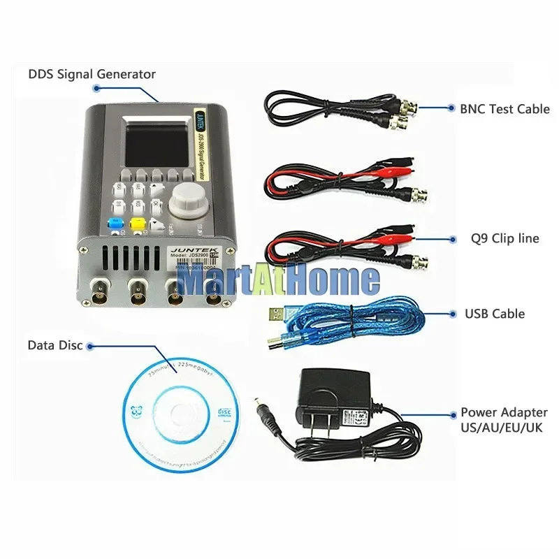 Générateur de signaux DDS numé - Dual Channel Arbitrary Waveform Function Generator 60Mhz avis et prix